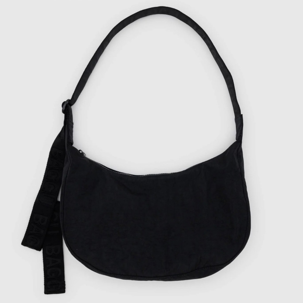 Black Baggu Medium Crescent Bag